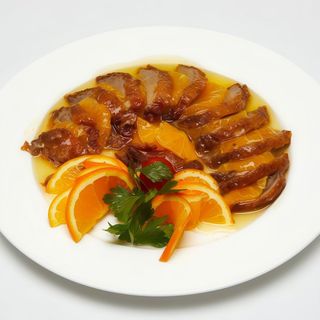 #48A Pato crujiente a la naranja