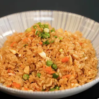 Yakimeshi huevo con verduras