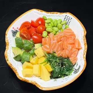Poke salmón
