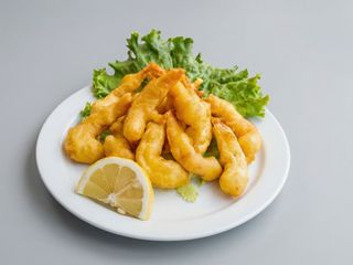 Langostinos fritos 