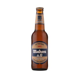 Cerveza Mahou 0.0 Tostada Botella 33cl.