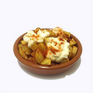 Patatas caseras braviolis