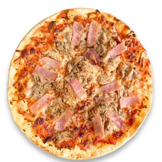 Pizza Atún y Bacon