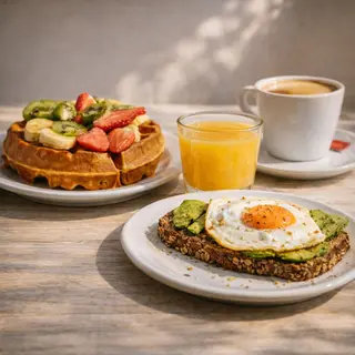 Menú Brunch Waffle