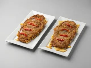 Cachopo de jamón y queso
