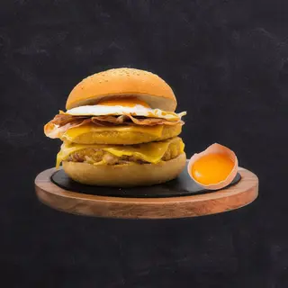 Big crunchy burger