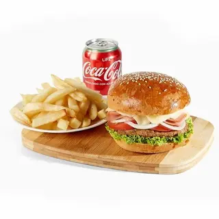 Menú Hamburguesa American crispy