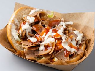 Menú bocadillo kebab