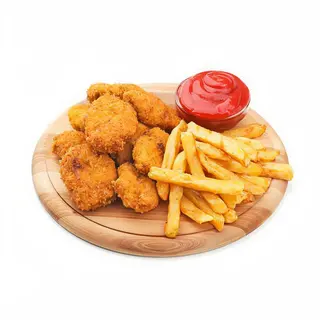 menú nuggets de pollo