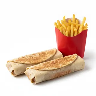 2 Durum + patatas (grande)