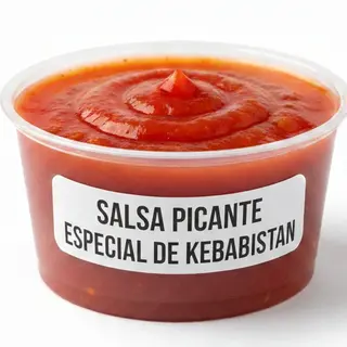 Tarrina de salsa picante
