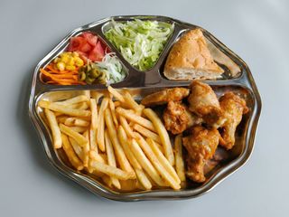 Plato alitas de pollo