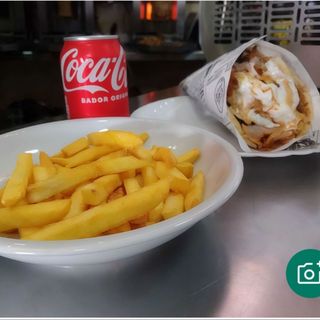 Menú Pita Greek (Ternera, Pollo o Mixta)