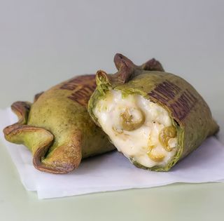 Empanada De Olivada Y Mozzarella