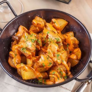 Patatas	bravas