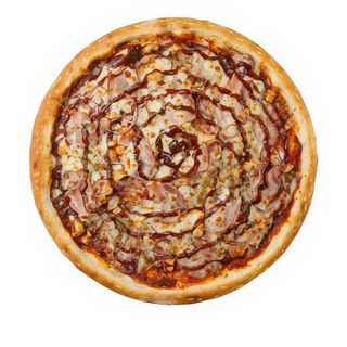 Pizza Texana (Guancciale y salsa barbacoa)   *Guanciale: Carrillera curada