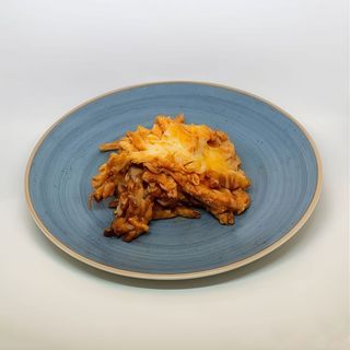 Macarrons bolonyesa gratinats amb beixamel