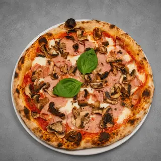 Pizza De Prosciutto E Funghi (30 Cm.)