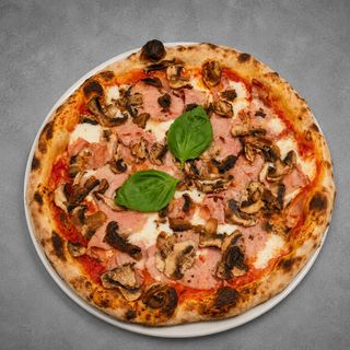 Pizza De Prosciutto E Funghi (30 Cm.)
