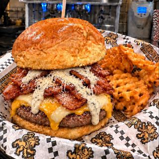 Hamburguesa 4 quesos