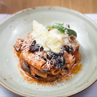 Rigatoni alla parmigiana (Vegetariano)