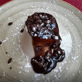 Panna Cotta con nutella.