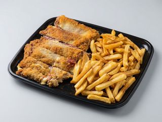 CACHOPO DE TERNERA CON JAMON Y QUESO 