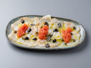 Carpacho de bacalao