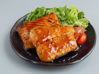 Wok de Teriyaki Salmón