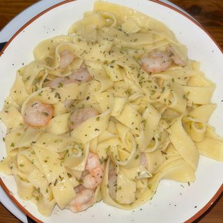 Fetuccini con Gambas