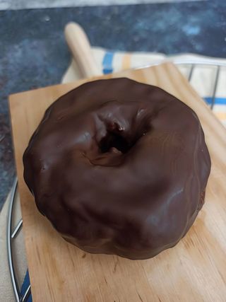 Berlina con chocolate SIN GLUTEN, SIN LÁCTEOS