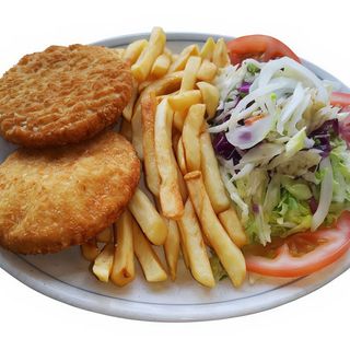 Menú hamburguesa de pollo