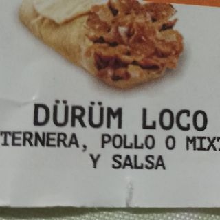 Menu Durum loco