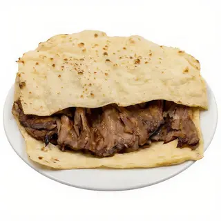Menú kebab mixto solo carne y salsa