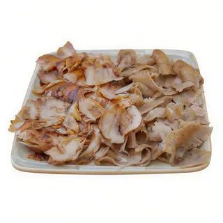 Kebab en plato sólo Carne de Pollo y Salsa (plato pequeño)