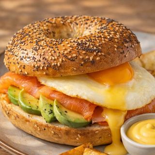 Bagel Salmón especial