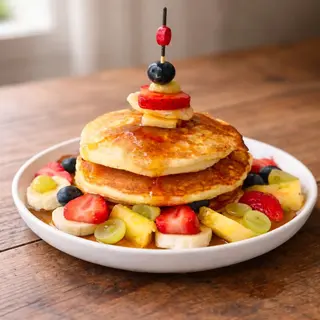 Tortita frutal