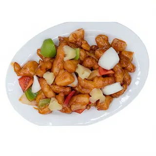 Pollo agridulce (ración)
