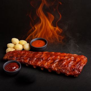 MENÚ DE COSTILLAS BBQ