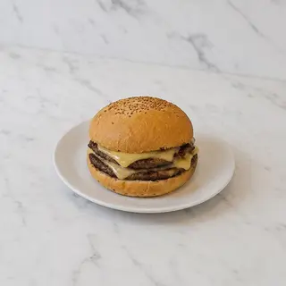 Hamburguesa doble con queso