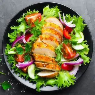 Ensalada con pollo