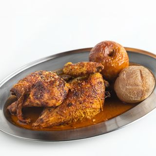 1/2 pollo al ast