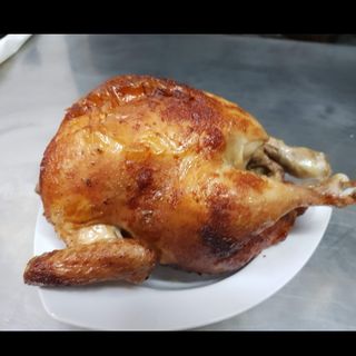 Medio pollo asado