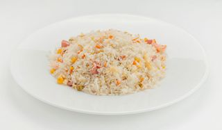 Arroz frito casero