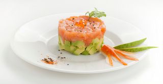 Tartar salmón