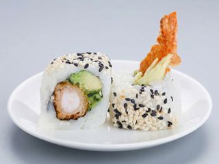 California gamba frito (8 piezas)