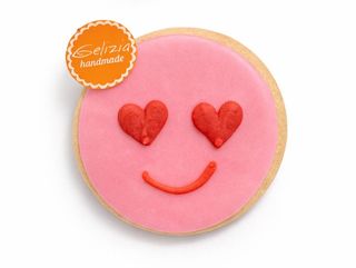 Galleta de fondant SMILE