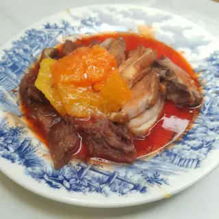 Pato a la naranja