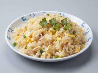 Arroz frito tres delicias