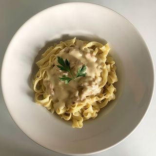 Fetuccini 4 Formaggi e Nocci